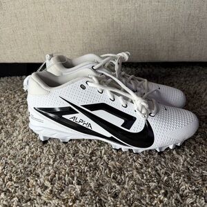 Nike Alpha Menace 4 Varsity Football Cleats Men's Size 12.5 White